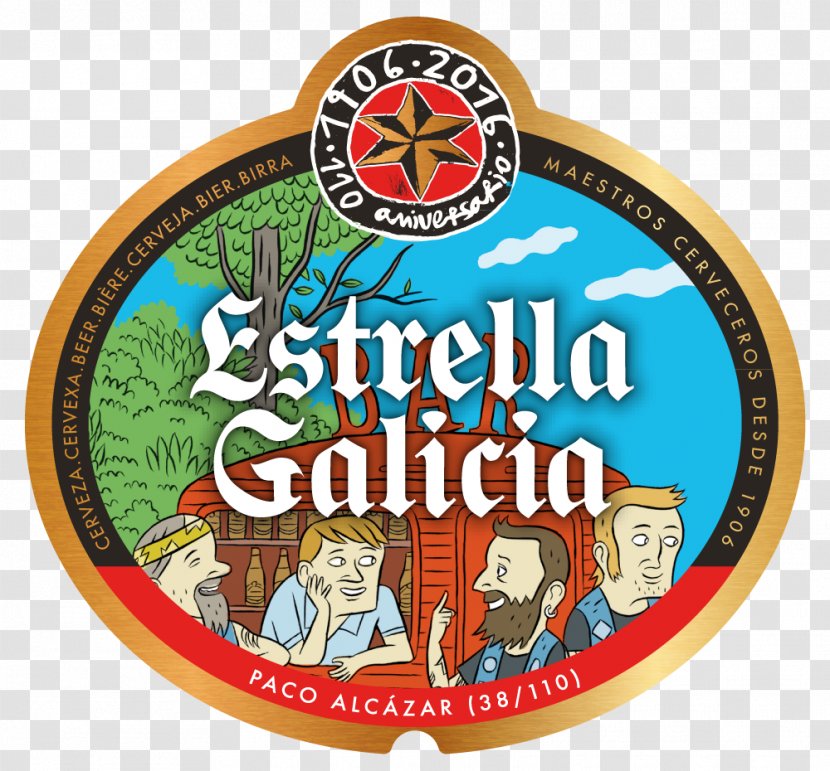 Beer Estrella Galicia Hijos De Rivera Brewery Lager - Malt Transparent PNG
