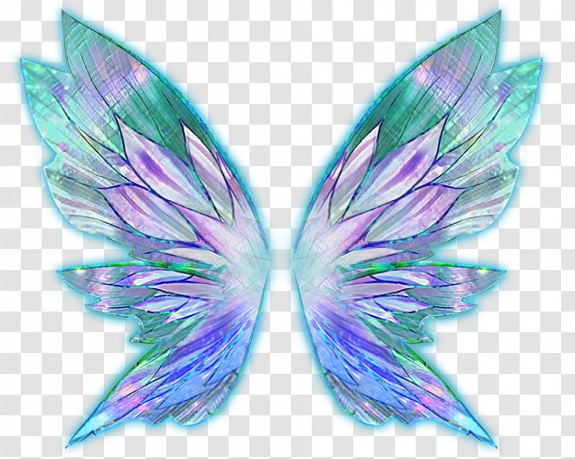 Bloom World Art Museum Artist - Blue Fairy Wings Cosplay Transparent PNG