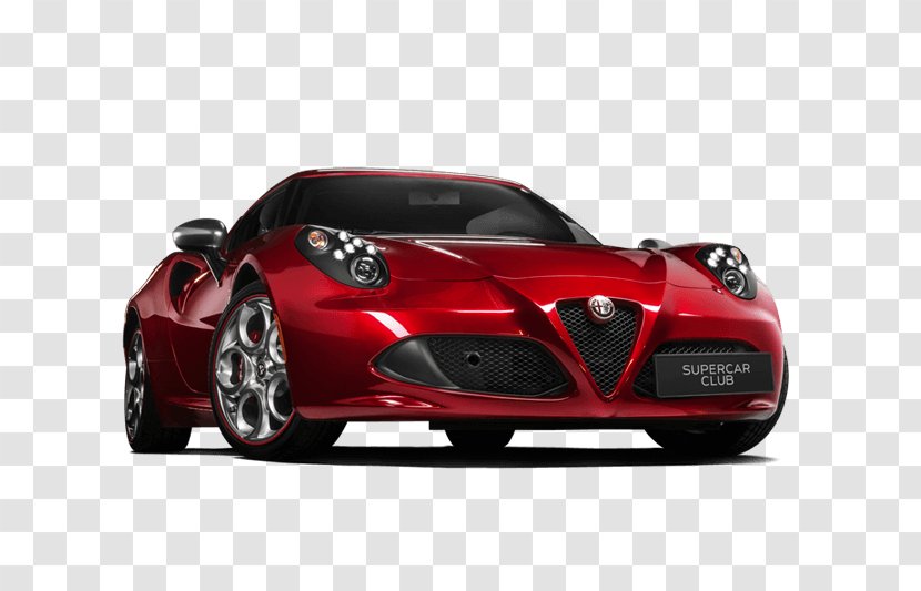 Alfa Romeo 8C Competizione Sports Car 4C Transparent PNG