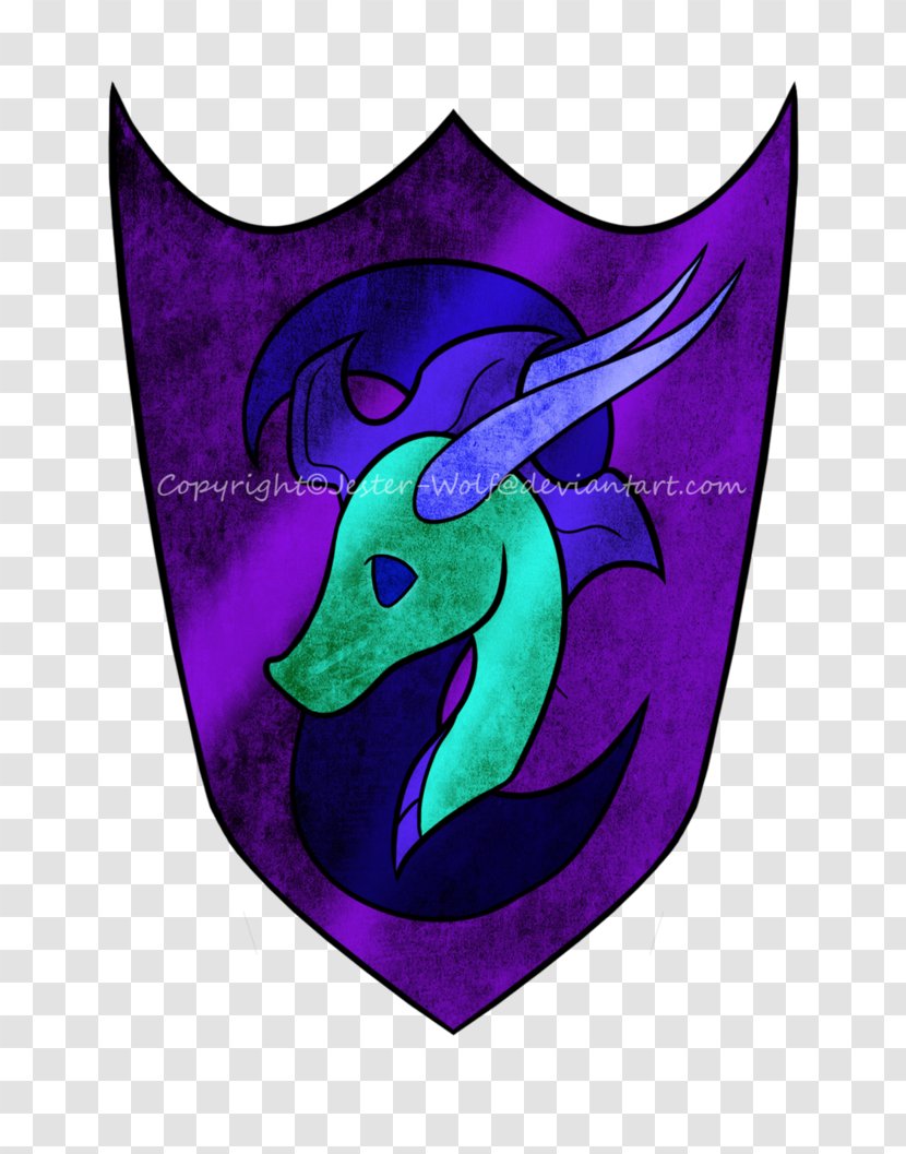 Graphics Illustration Font Fiction Character - Violet - Heraldry Wolf Transparent PNG