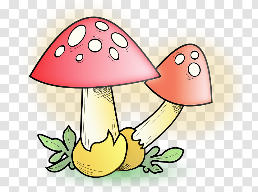 Mushroom Cartoon Agaric Fungus Agaricomycetes Transparent PNG