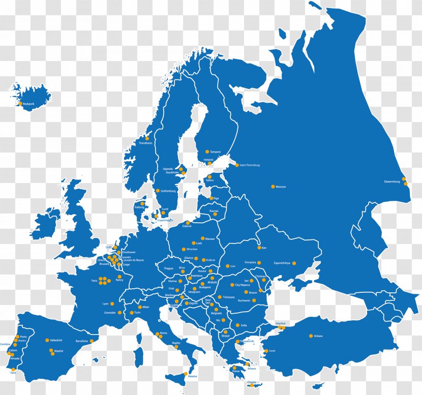 Europe Map Organization Clip Art - Information Transparent PNG
