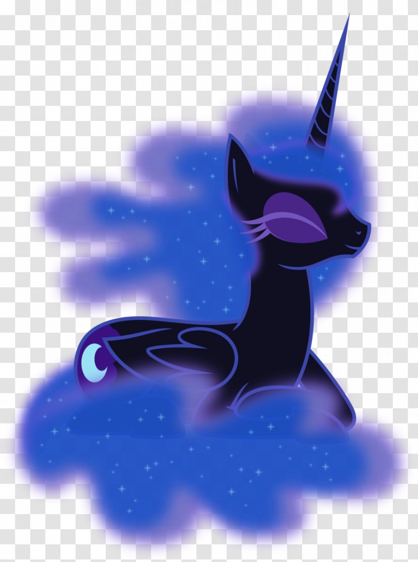 Princess Luna Pony Horse Mare Child - Purple - Moon Transparent PNG