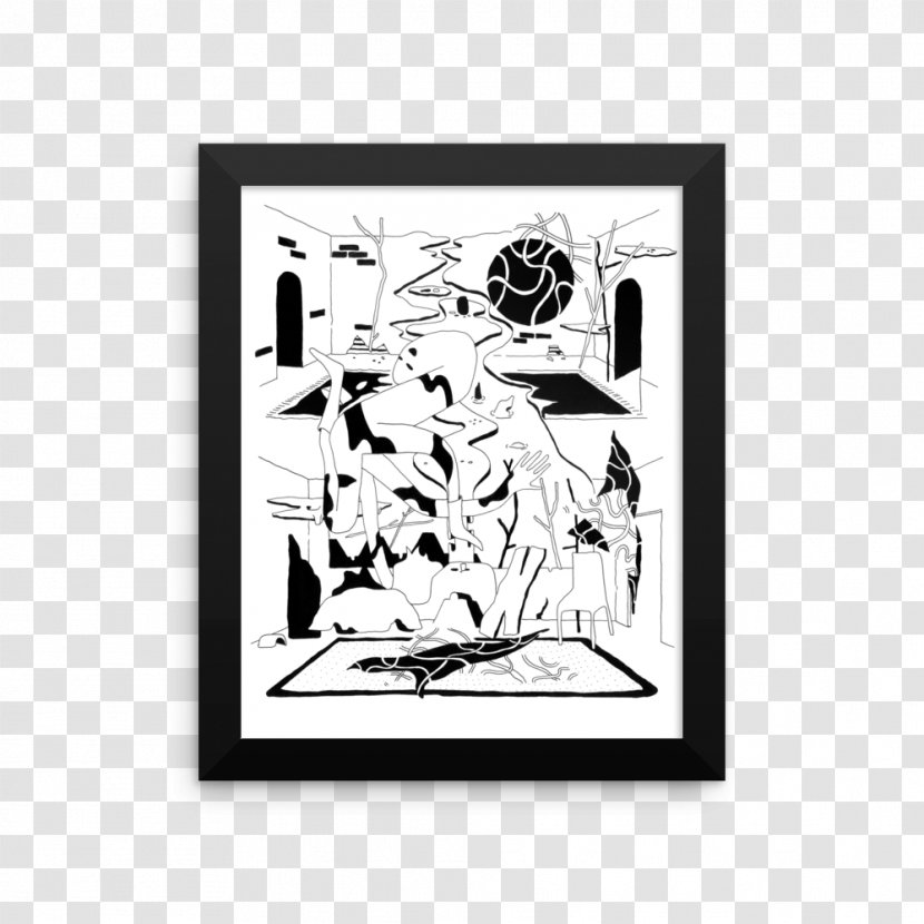 Visual Arts White Cartoon Picture Frames - Monochrome Photography - Juice Posters Transparent PNG