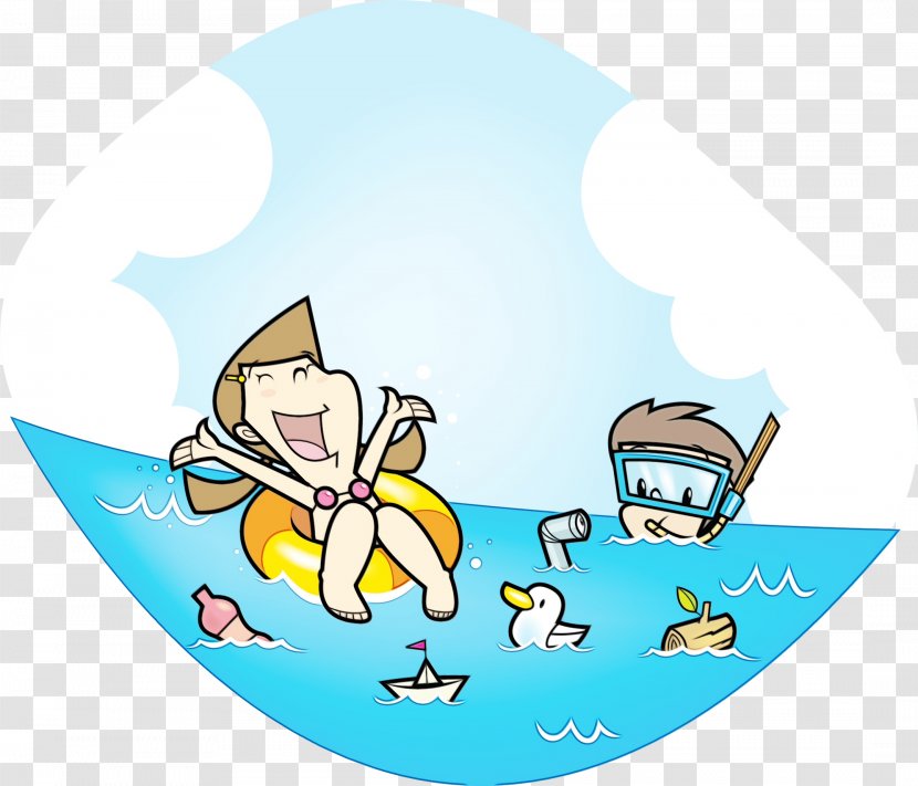 Water Cartoon - Character Transparent PNG