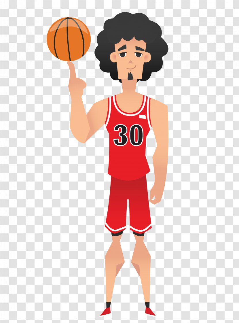 NBA Basketball Player Cartoon Transparent PNG