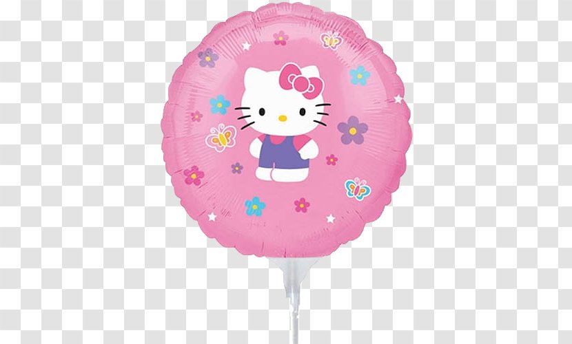 Hello Kitty Mylar Balloon Birthday Party - Happy To You Transparent PNG