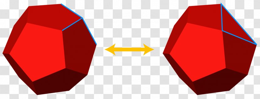 Logo Line Font - Red - Polyhedral Vector Transparent PNG