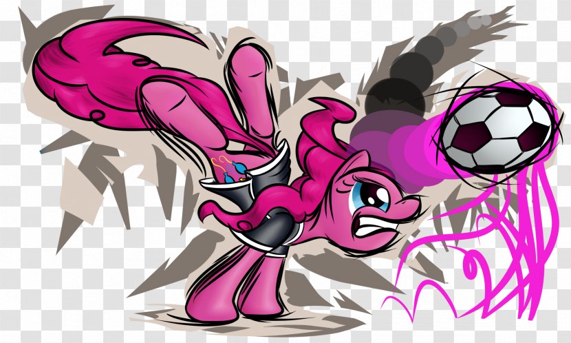 Pinkie Pie Pony Football Rainbow Dash Rarity - Watercolor - Ex Gratia Attack Transparent PNG
