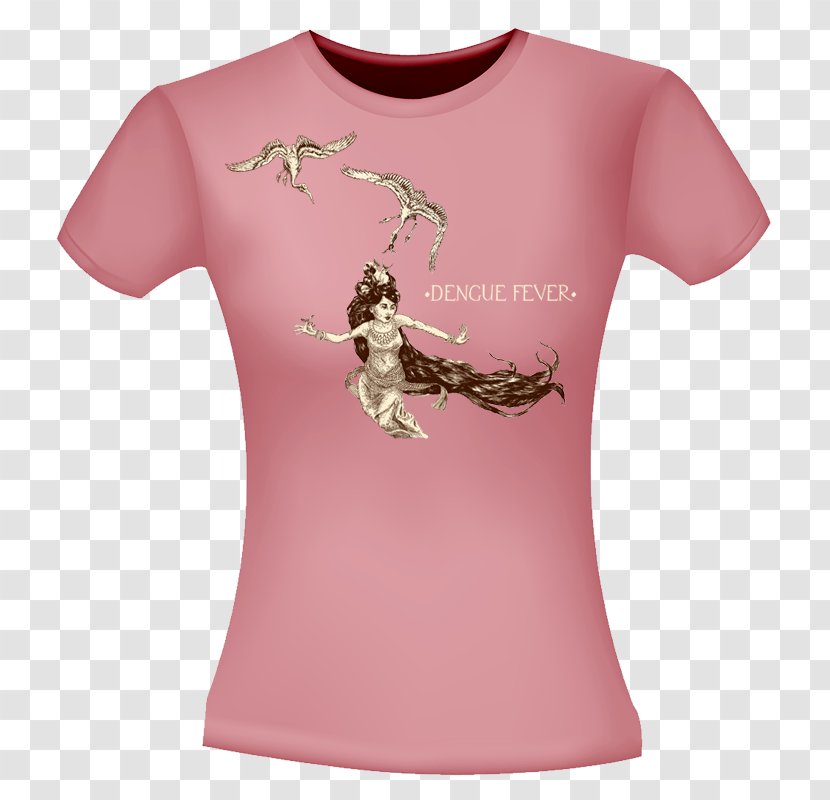 T-shirt Sleeve Pink M Neck Font - Tshirt Transparent PNG