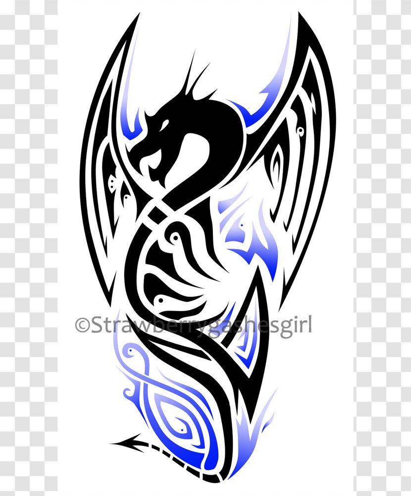Lower-back Tattoo Japanese Dragon Tribe - Tattoos Transparent PNG