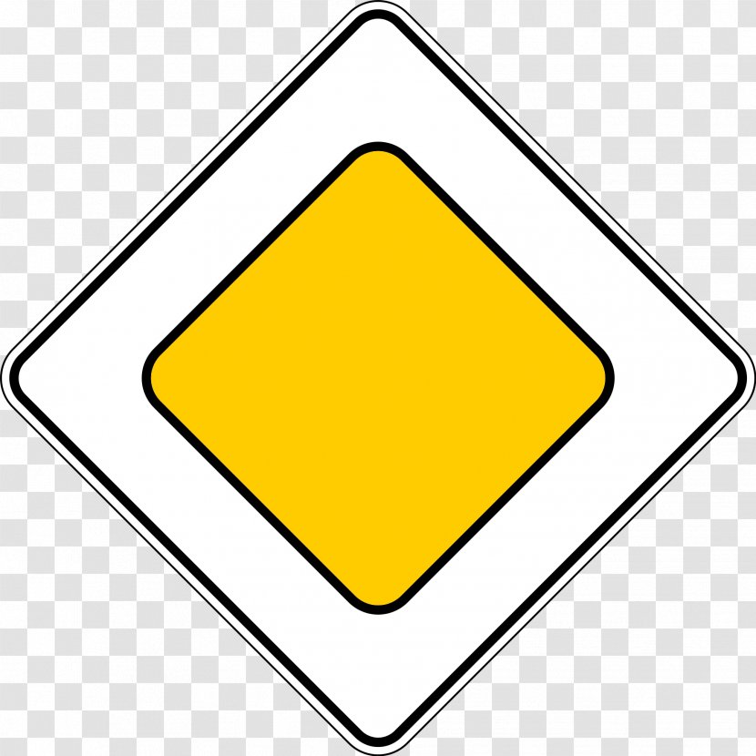 Priority Signs Traffic Sign Road Information - Signage Transparent PNG