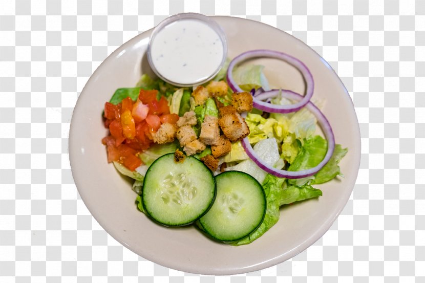 Salad Vegetarian Cuisine Asian Lunch Platter - Thousand Island Dressing Transparent PNG