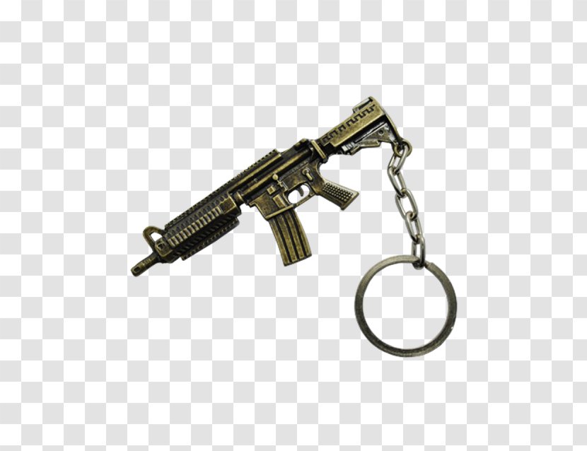 Airsoft Machine Gun Firearm Weapon Key Chains Transparent PNG