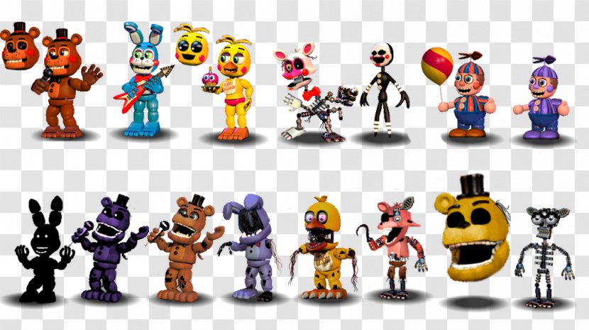 Five Nights At Freddy's 2 Game 8-bit Steam Art - Watercolor - Heart Transparent PNG