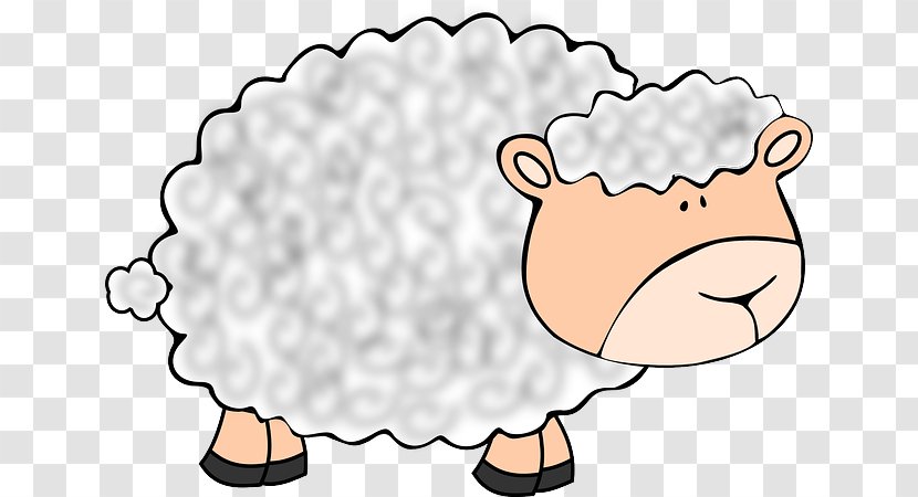 Sheep Wool Clip Art - White Transparent PNG