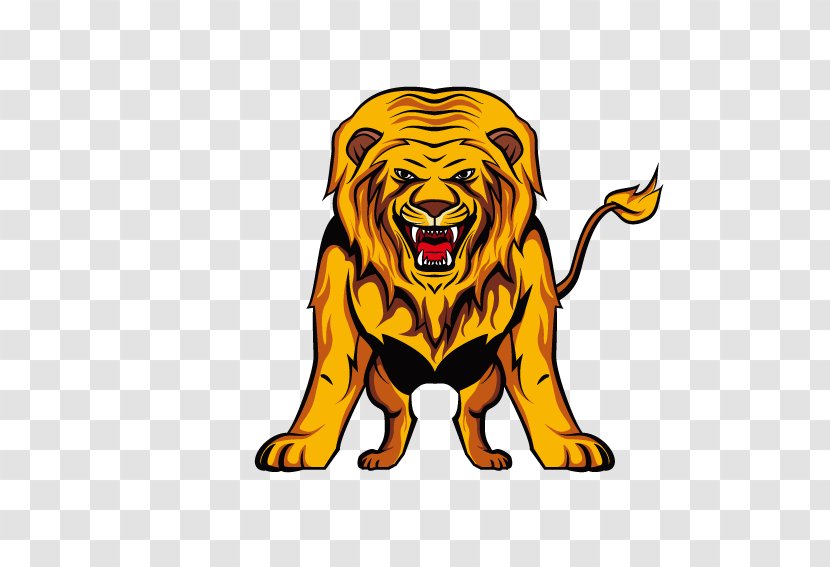 Lion Royalty-free Illustration - Roar - Ferocious Tiger Transparent PNG