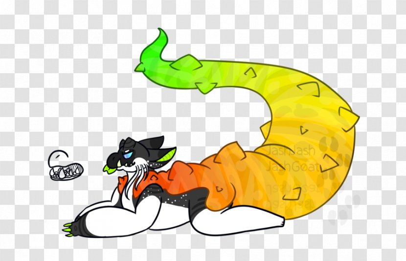 Cat Dog Character Clip Art - Yellow Transparent PNG