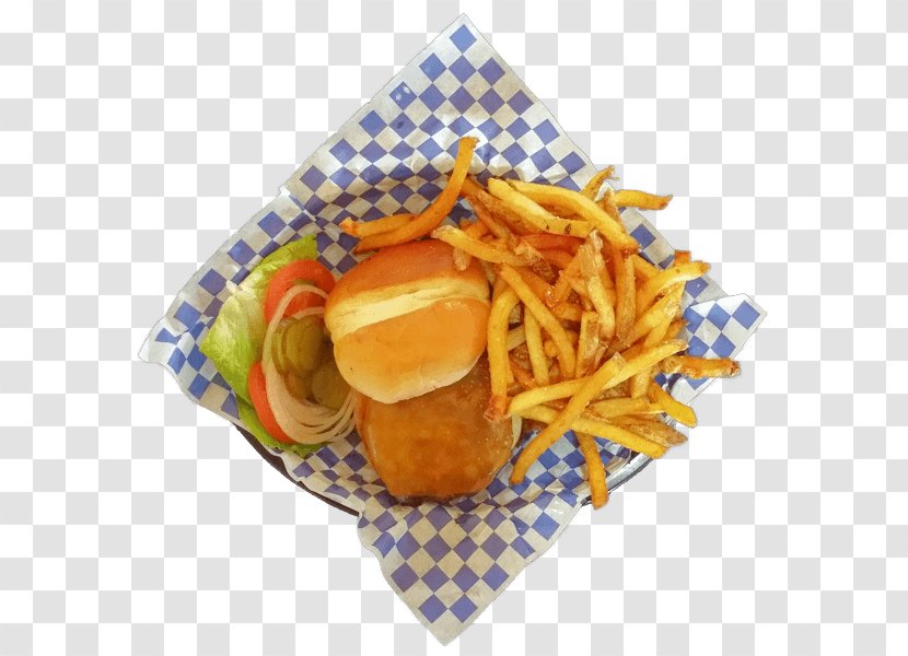 French Fries Hamburger Cheeseburger Barbecue Food - Brisket Transparent PNG