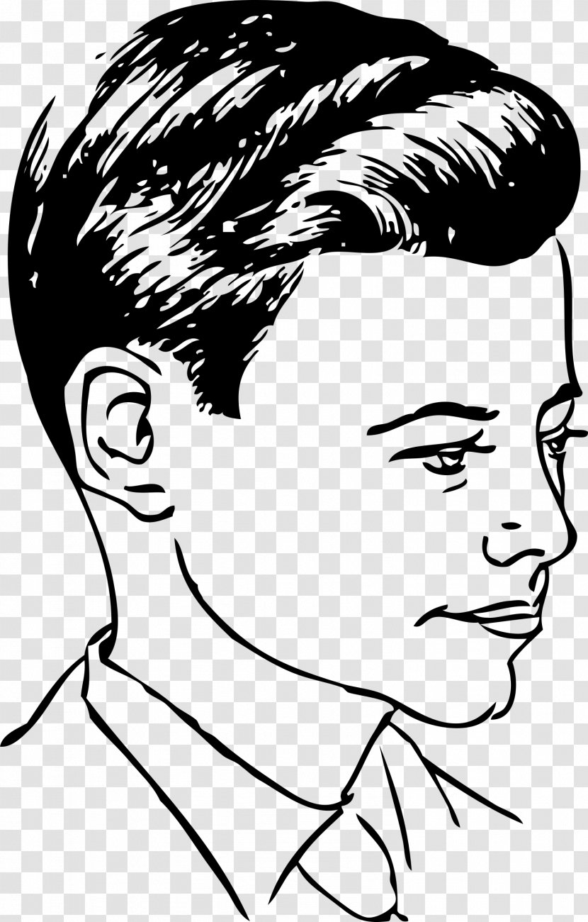 Regular Haircut Hairstyle Clip Art - Cartoon - Hair Transparent PNG