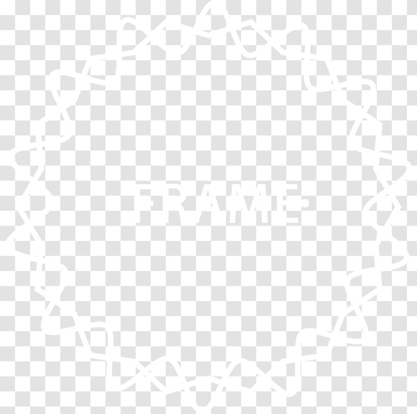 White Black Angle Pattern - And - Sunflower Frame Vector Transparent PNG