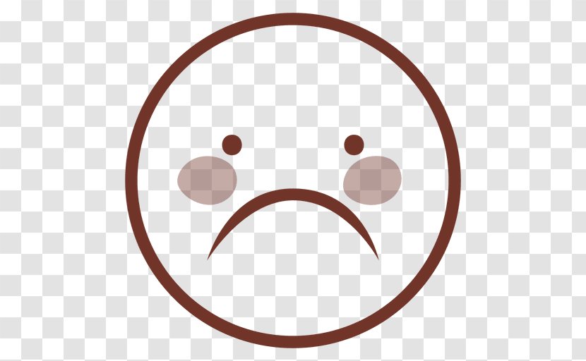 Emoticon Smiley Facial Expression Face - Smile - Sad Vector Transparent PNG