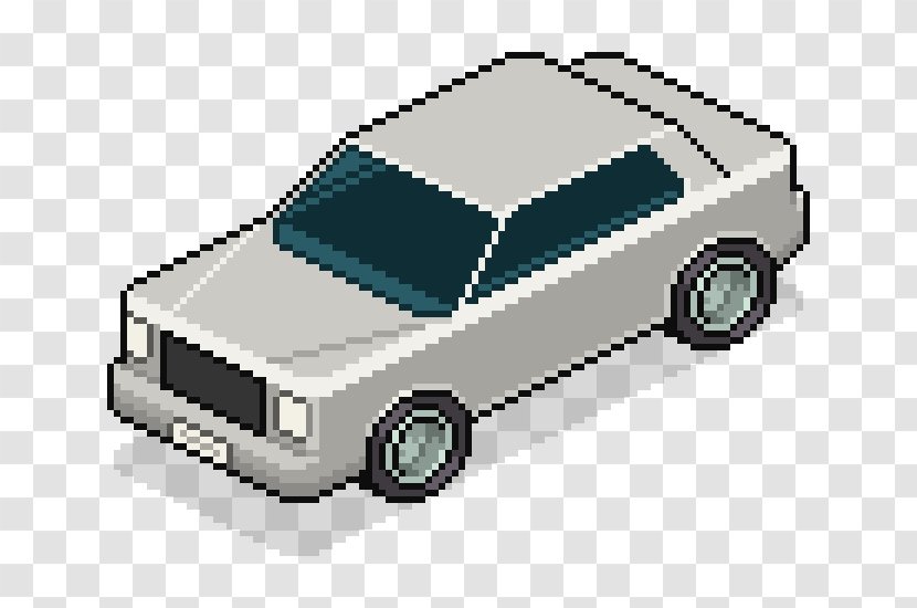 Car Pixel Art Motor Vehicle - Isometric Graphics In Video Games And - Italy Visa Transparent PNG