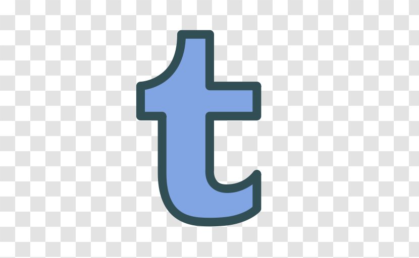 Social Media Symbol - T Letter Transparent PNG