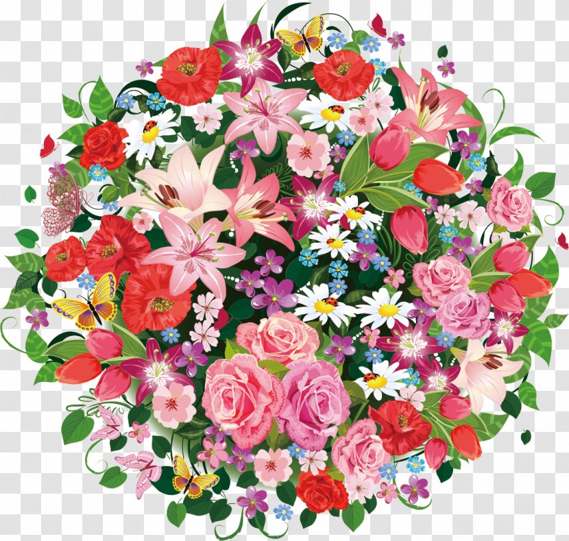Vector Graphics Stock Photography Illustration Flower Bouquet - Cut Flowers Transparent PNG