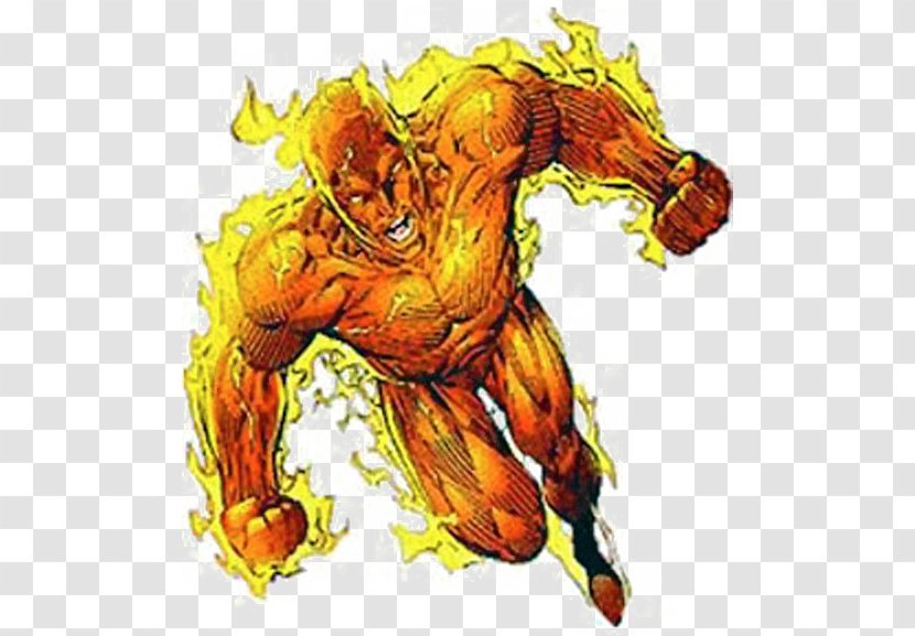 Human Torch Invisible Woman Thing Mister Fantastic Clint Barton - Supernatural Creature Transparent PNG