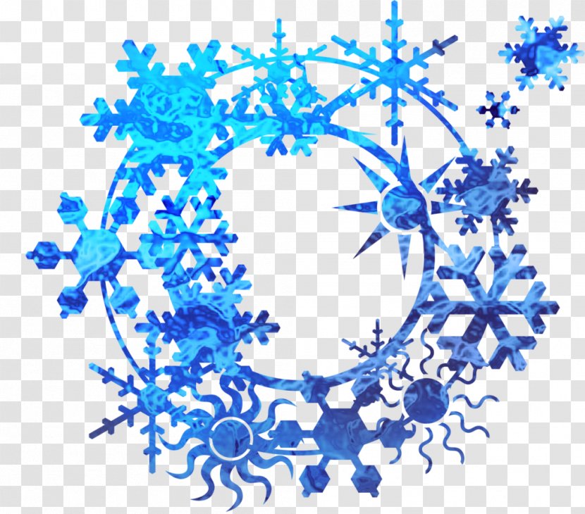 Circle Blue Clip Art - Image Resolution - Snowflake Sun Ring Transparent PNG