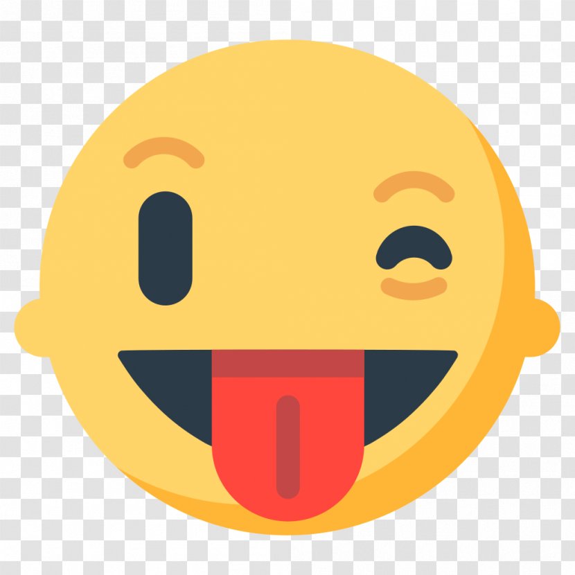 Emoji Emoticon Wink Tongue Smiley Transparent PNG