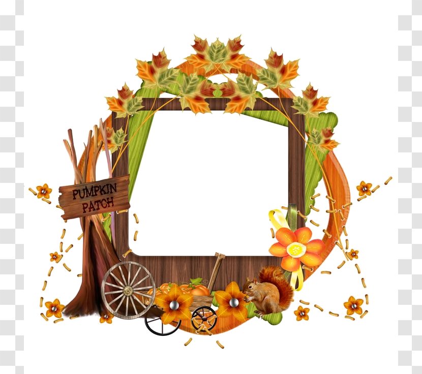Picture Frames Floral Design Thanksgiving Basket Image - First Day Of Summer Frame Autumnal Equinox Transparent PNG