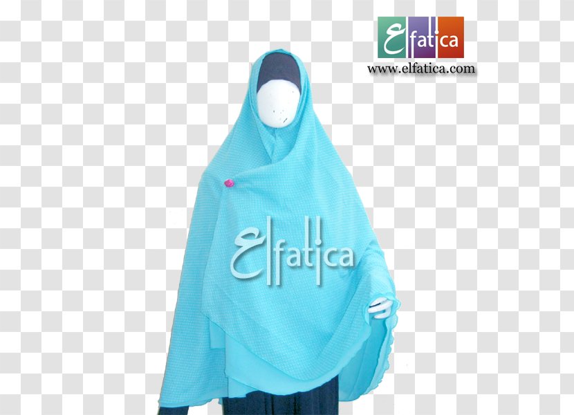 Cotton Hijab Fard Color Thawb - Outerwear - Khimar Transparent PNG