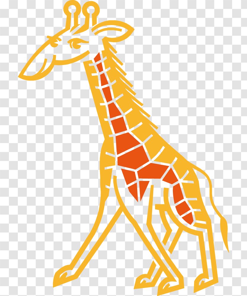 Giraffe Elements, Hong Kong Clip Art - Giraffidae - Vector Material Transparent PNG