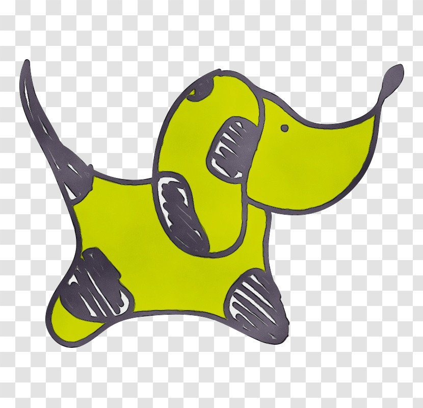 Yellow Animal Figure Transparent PNG