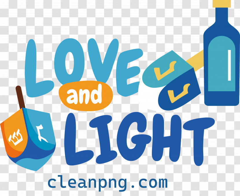 Happy Hanukkah Love Light Transparent PNG