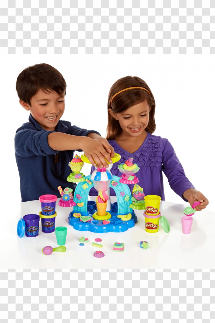 Play-Doh Ice Cream Cones Sundae Food Scoops Transparent PNG