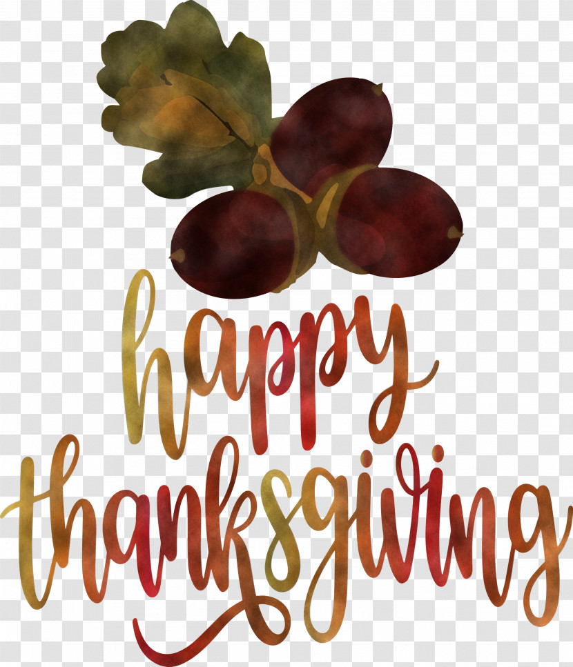 Happy Thanksgiving Autumn Fall Transparent PNG