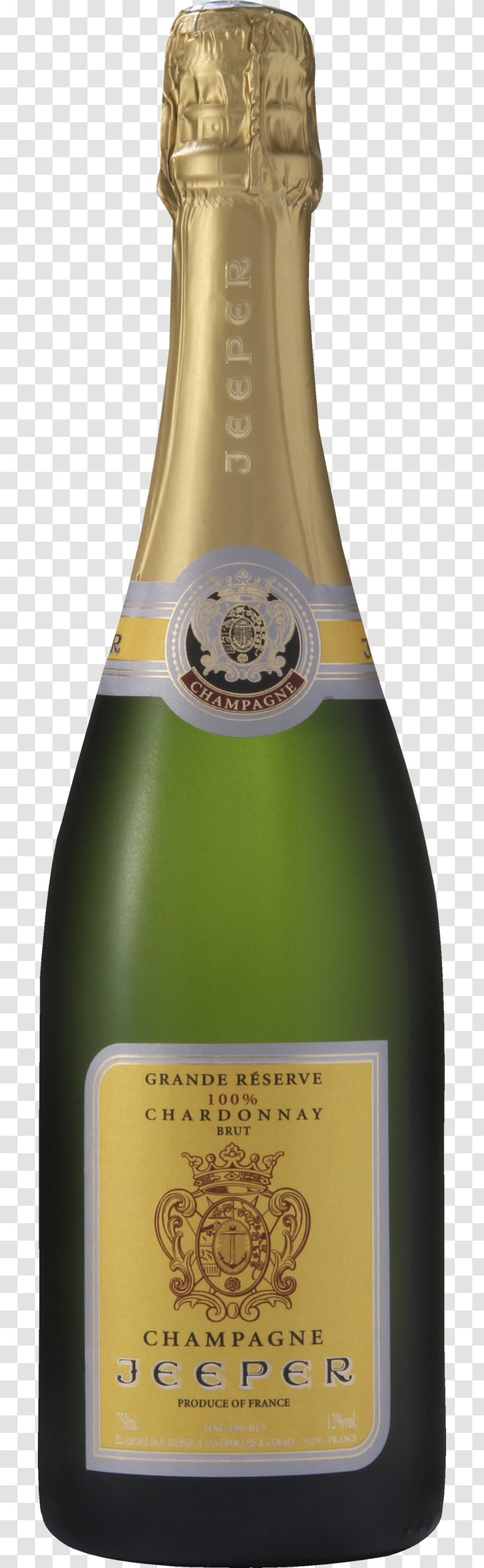 Champagne White Wine Chenin Blanc Sparkling - Bottle Transparent PNG