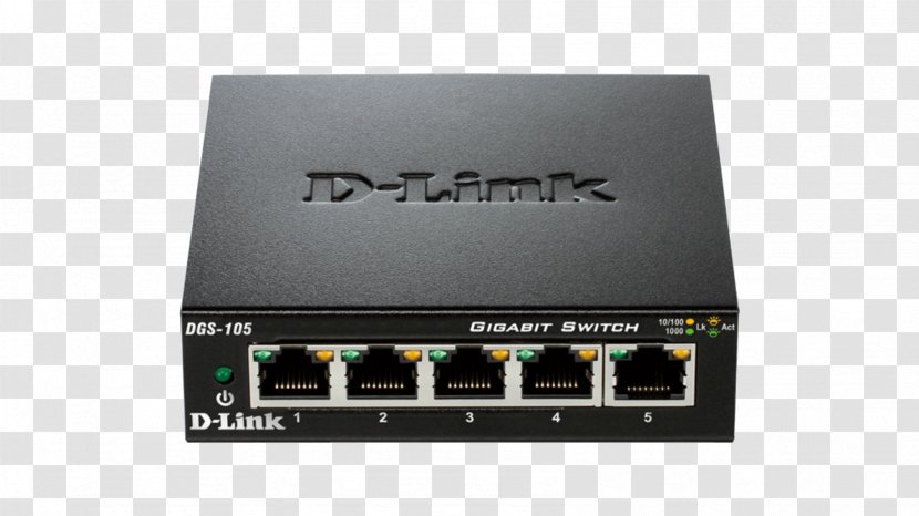 Network Switch Gigabit Ethernet IEEE 802.3 D-Link - Stereo Amplifier Transparent PNG