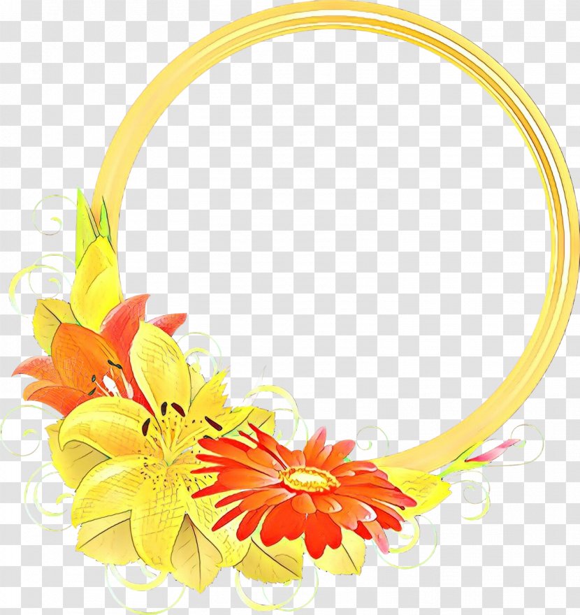 Wedding Flower Background - Yellow - Hair Accessory Plant Transparent PNG
