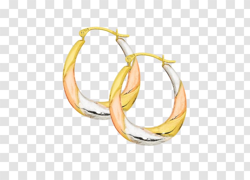 Earring Body Jewellery - Gold Hoop Transparent PNG