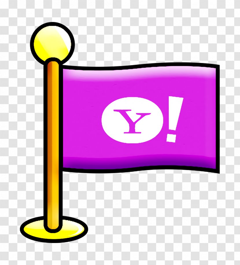 Flag Icon Media Networking - Yahoo Social Transparent PNG