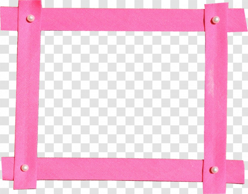 Picture Frames - Pink Photo Frame Transparent PNG