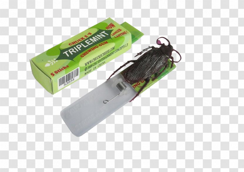 Chewing Gum Bug Cockroach Shocking Toy - April Fools Day - Fool 's Is A Spoof Transparent PNG