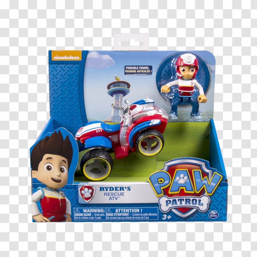 Paw Patrol Rubble's Digg'n Bulldozer, Vehicle And Figure Nickelodeon, Ryder's Rescue ATV, All-terrain Car - Play Transparent PNG