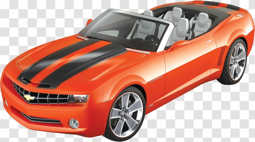 2018 Chevrolet Camaro North American International Auto Show General Motors Car - Convertible - Cool Creative Background Transparent Orange Sports Transparent PNG