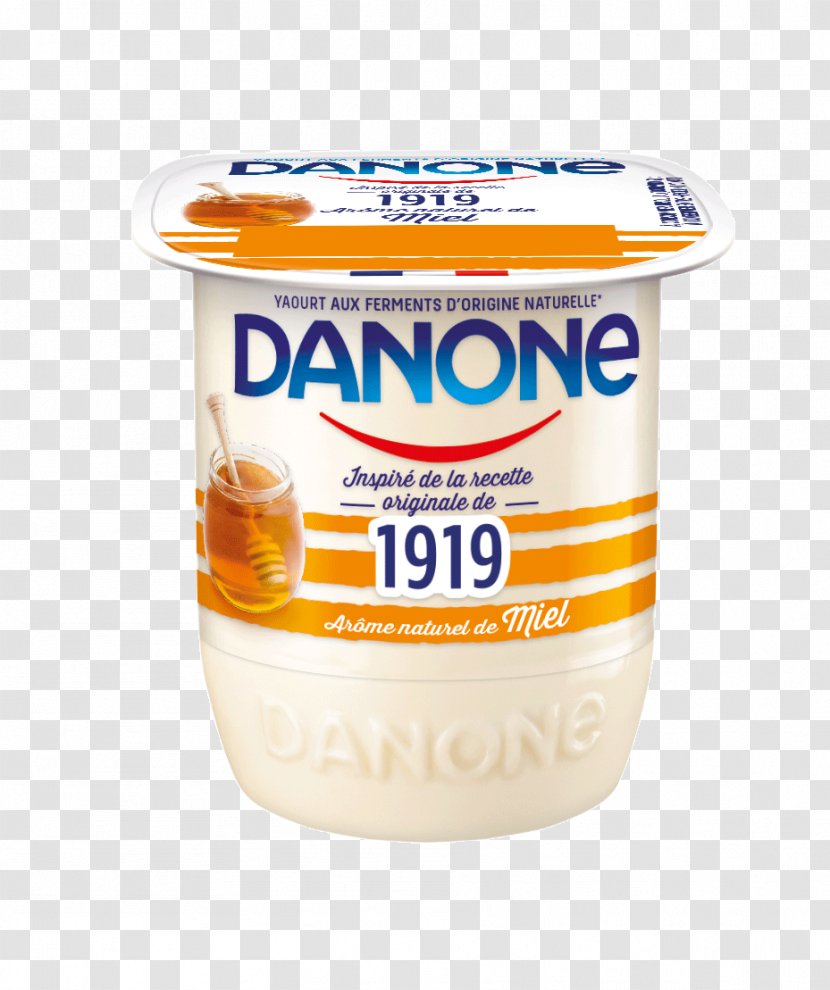Crème Fraîche Milk Breakfast Danone Yoghurt - Danette Transparent PNG