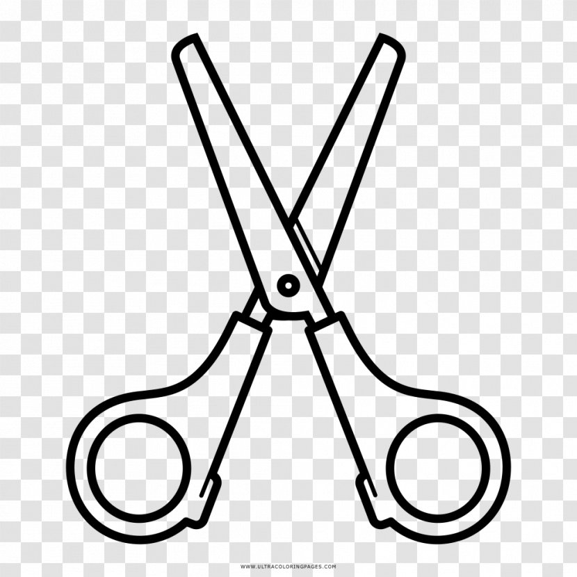 Coloring Book Scissors Drawing Clip Art - Page Transparent PNG